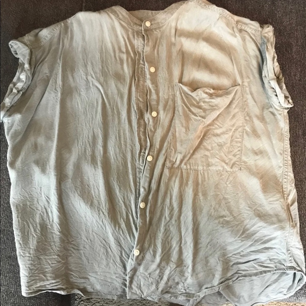 Calvin Klein button down blouse